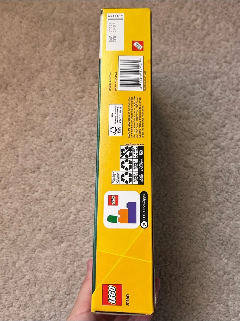 Lego Creator 31160 3 in 1 Aircraft Race Plane Building Set 178 Pcs OS New